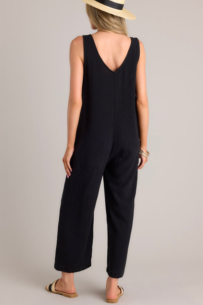 Whirlwinds Of Change Black Jumpsuit