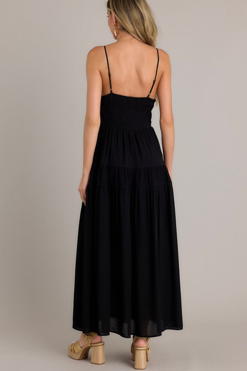 Skyline Grace Black Maxi Dress