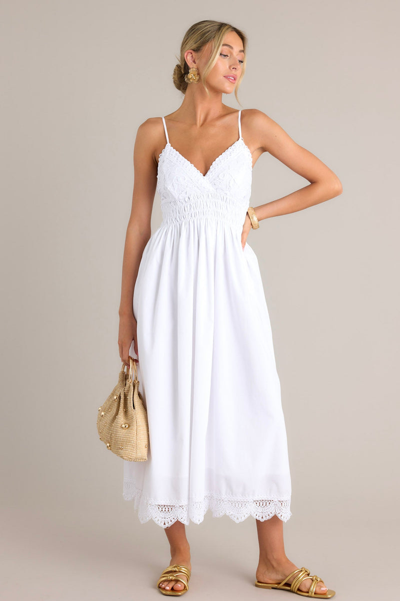 Ethereal Elegance White Maxi Dress