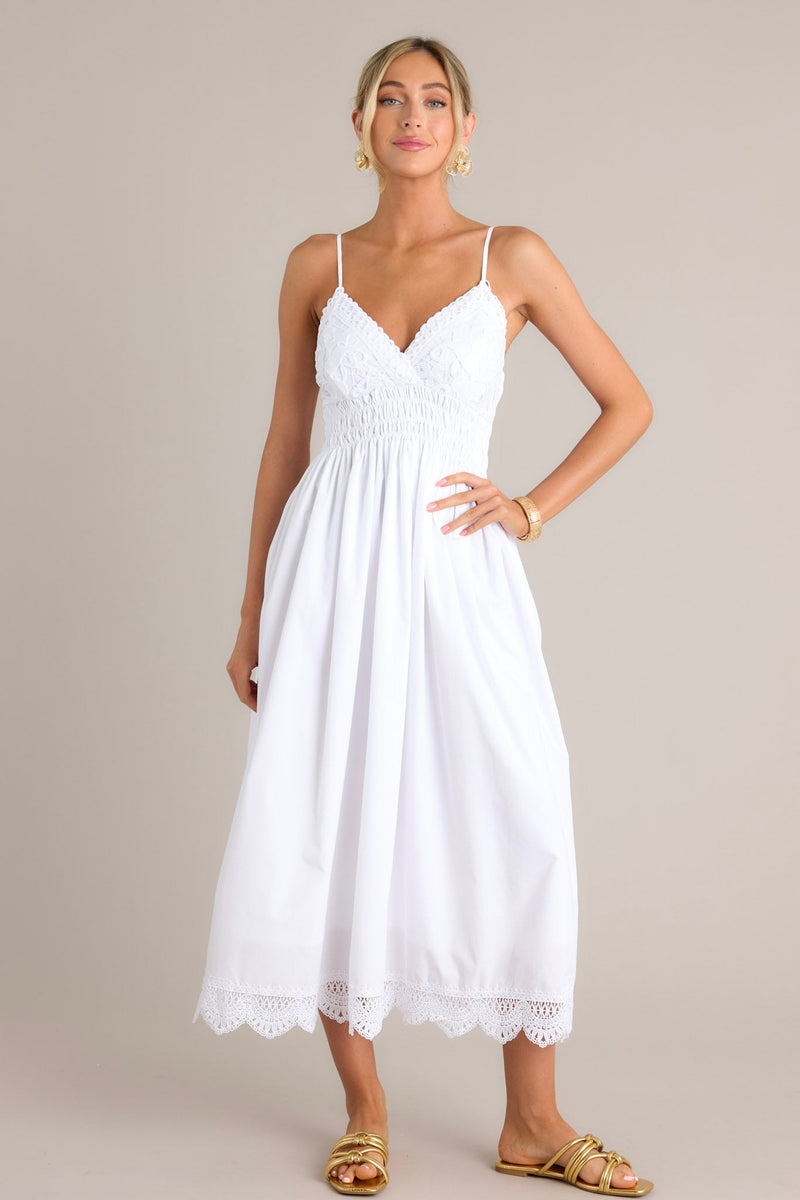 Ethereal Elegance White Maxi Dress