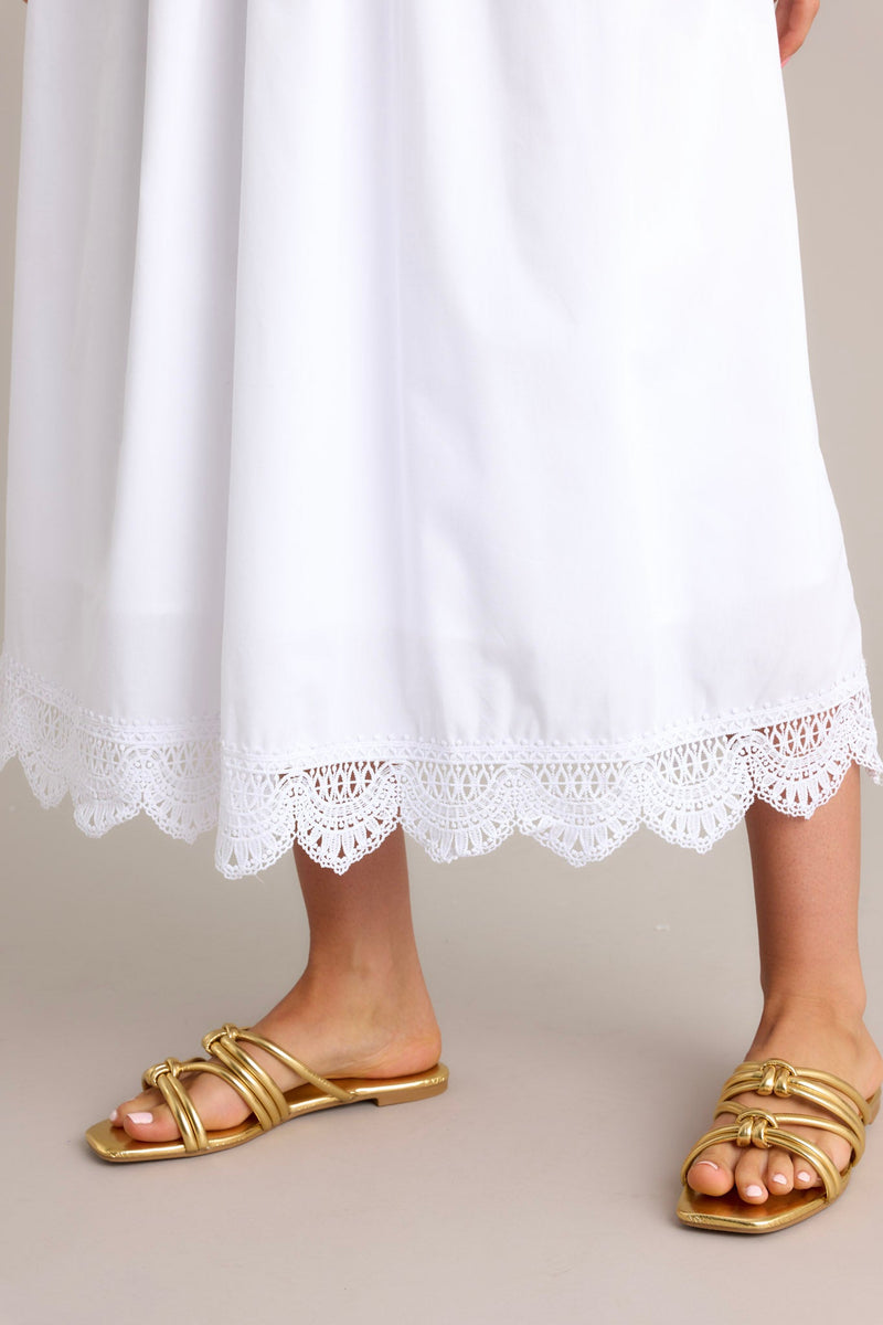 Ethereal Elegance White Maxi Dress