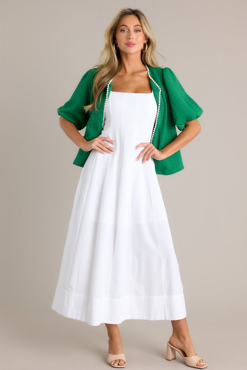 Urban Sophistication White Maxi Dress